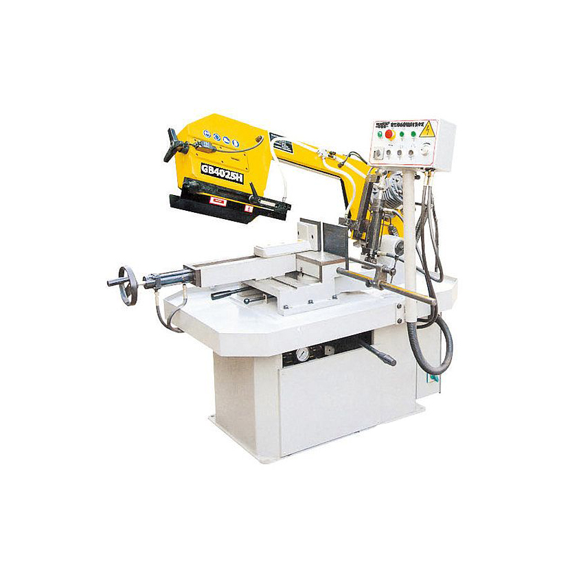 Corner horizontal metal band sawing machine