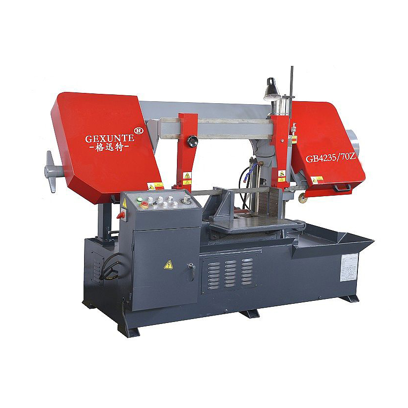 Double column metal horizontal band sawing machine